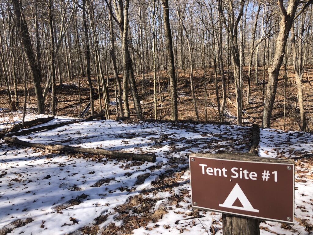 Ottawa Overlook Backcountry Campground Site 1