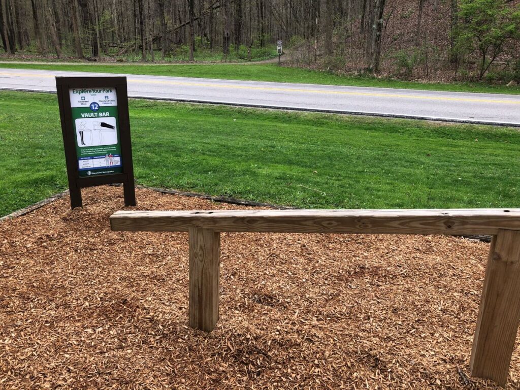 Brecksville Physical Fitness Trail Vault Bar