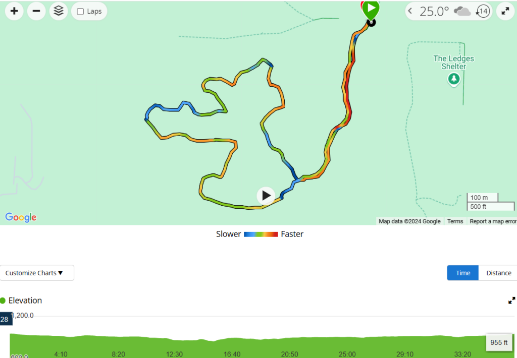 pine grove trail map